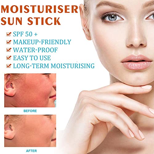 Facial Body Sunscreen Stick Moisturizing Brightening Sunscreen Waterproof UV Protector Concealer Isolation Sunblock Moisturizer Stick Korean Sun