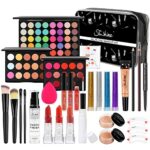 Fenshine All In One Makeup Kit Full Kit, Makeup Gift Set for Women Beginners, Makeup Essential Starter Bundle Include Eyeshadow Palette Lipstick