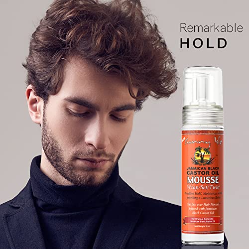 Sunny Isle Jamaican Black Castor Oil Mousse Wrap Set, 7 oz, Twist