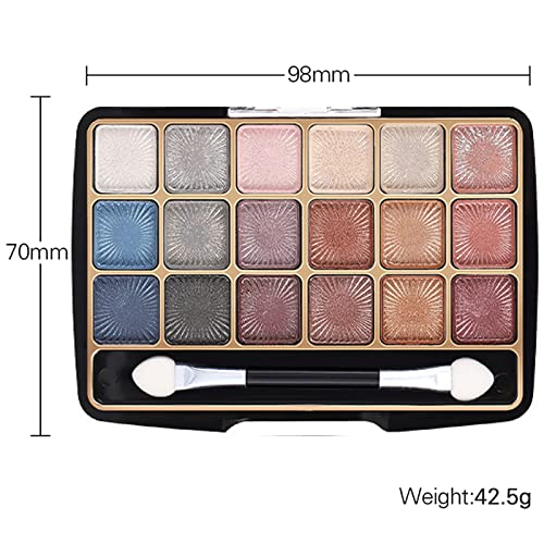 Eyeshadow Palette - Highly Pigmented Eye Makeup Palette, 18 Blendable Matte Eye Shadow Pallets, Eye Shadow Make Up for Women