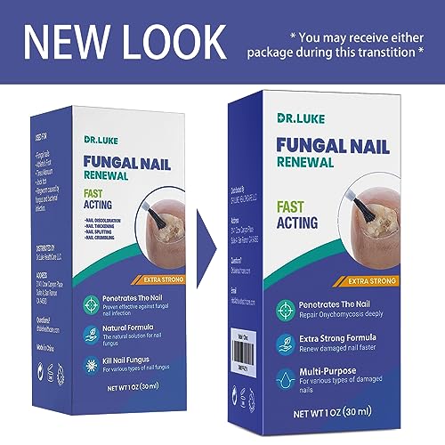 Dr. Luke Finger Nail and Toe Nail Fungus Treatment Extra Strength, Fungal Nail Renewal, Fungus Nail Treatment, Fungi Nail Repair for Nail antifun