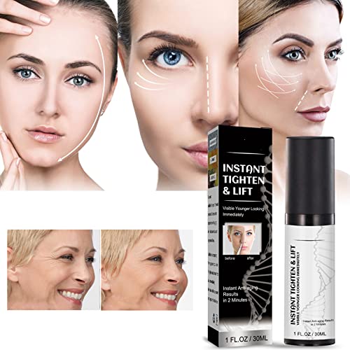 Instant Face Lift Cream, Face, Neck, Eye Tightening & Lifting Serum, Smooth Appearance of Loose Sagging Skin, Puffiness, Fine Lines & Wrinkles Wi