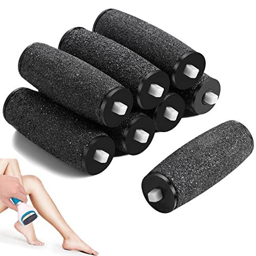 8 Pcs Replacement Rollers, Extra Coarse Hard Skin Remover Refills Foot File Replacement Rollers Heads
