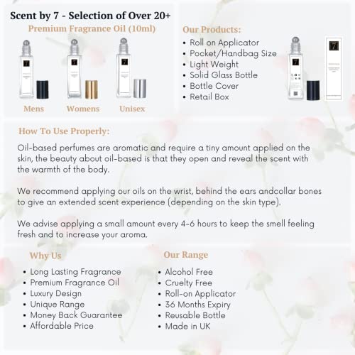 Scent By 7 French Kiss - Obsession Perfume for Women - Perfume Travel Bottle 10ml - Pheromone Perfume for Women to Attract Men - Perfume Gift Set