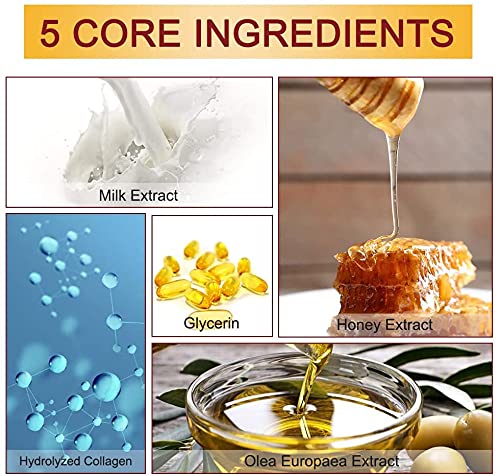 Hand Moisturizing Mask, Honey and Milk Moisturizing Gloves Nourishing Soften Hand Care for Dry Crack Hands Mask Hydrating Exfoliating Nourish Ski