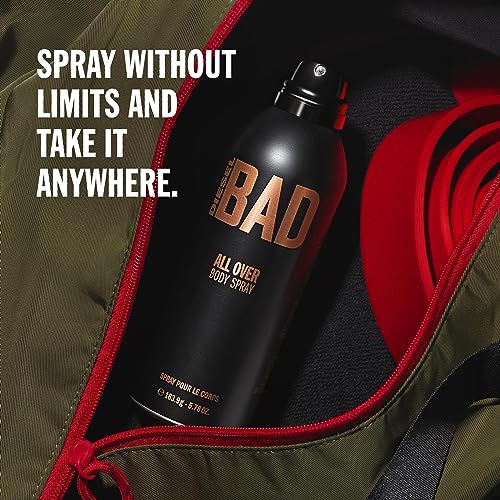 Diesel, Body Spray, Bad All Over, Body Spray For Men, 200 ml