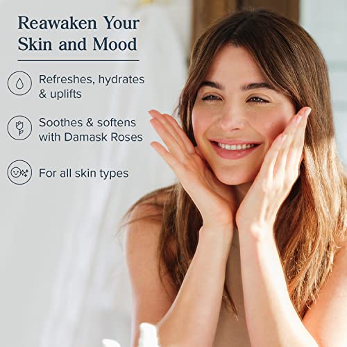 HERITAGE STORE Rose Petals Rosewater | Alcohol Free, 100% Pure Vegan | Benefits Sensitive Skin, Hair & More | Facial Toner & Moisturizer | 8 oz