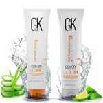 GK HAIR Global Keratin Moisturizing Shampoo and Conditioner Sets (3.4 Fl Oz/100ml) for Color Treated Hair - Daily Use Cleansing Dry to Normal Sul