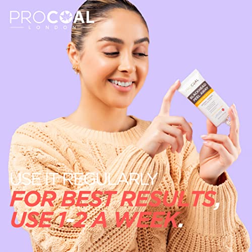 Blackhead Remover Mask, Glycolic, Turmeric Peel Off Face Masks by Procoal – Fights Blackheads, Pollutants & Free Radicals, Not Suitable for Sensi