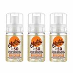 MALIBU CLEAR HAIR & SCALP PROTECTION SPRAYS 50ml HIGH 50 SPF (3X)