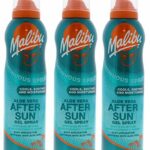 3 x Malibu Continuous Spray Aloe Vera Aftersun Gel Spray 175ml
