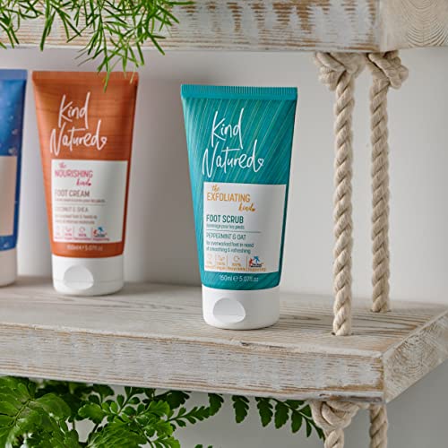 KIND NATURED Peppermint & Oat Exfoliating Foot Scrub 150ml