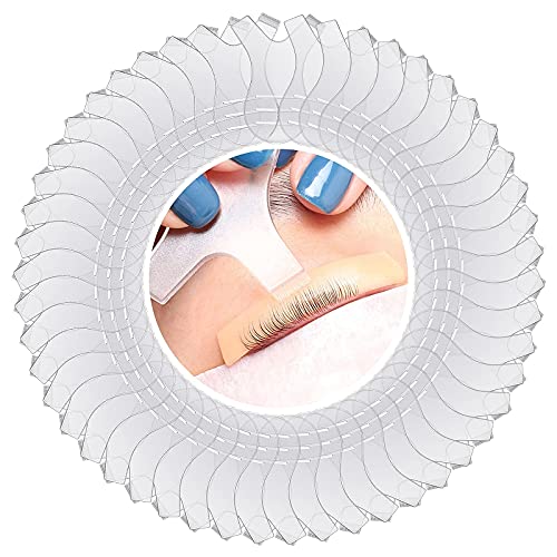 Molain Mini Y Shape Eyelash Brush 50 Pieces,Silicone Grafting Eyelash Lift Brush for Lash Perm Eyelash Extension Cleanup Supplies