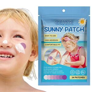 UV Patches Sunscreen | Sunscreen Dots Stickers, Face Patches for Sun, Natural UV Adhesive Sun Stickers, Sunblock Face Patch Waterproof for Golf H