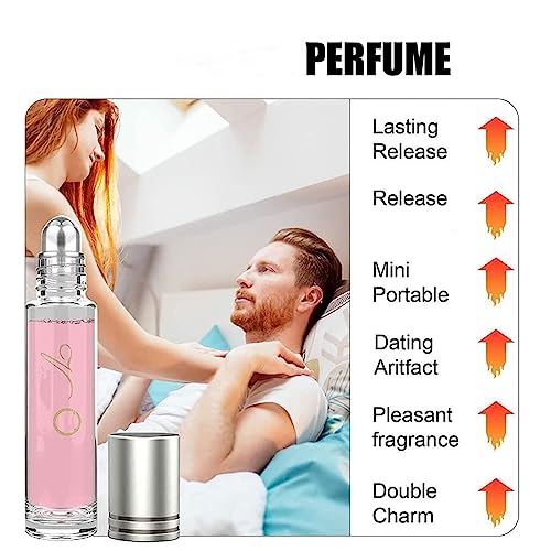 Perfume Women Roll-on Pheromone Perfume Long Lasting Unisex Cologne with Infused Essential Oils 10ML
