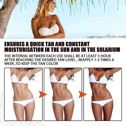 Soft Brown Tanning Spray,Tanning Spray for Out- Door Sun,Deep Sun Tanning Spray Oil, Packed with Ultra Moisturizing Oil, Tanning Spray with Bronz