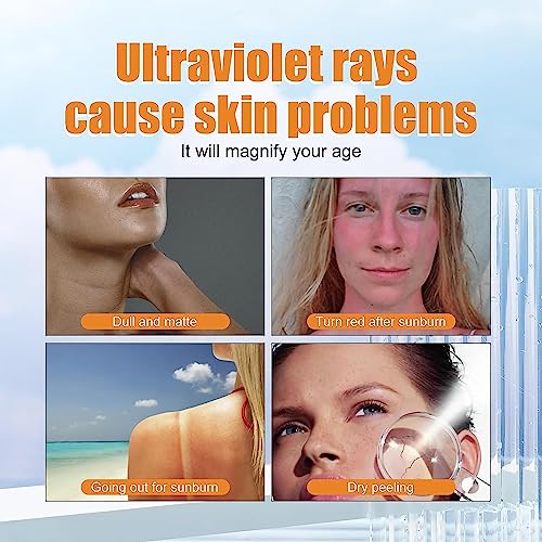 Sun Shield Body Glow SPF 50,Gold Glitter Sunscreen,SPF 50 UV Protection Sheer Sunscreen,Sweat and Water Resistant Sunscreen,Protection Hydrating