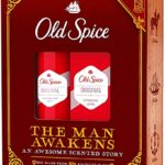 Old Spice Vintage Gift Set for men with Original Deodorant Spray & Aftershave Lotion
