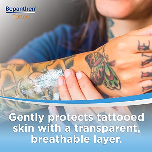 Bepanthen Tattoo | Keeps Tattooed Skin Hydrated & Looking Healthy | Free from Preservatives | Made with Provitamin B5 | (2 x 50g Tubes | 100g Tot