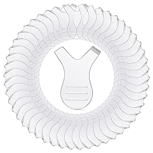 Molain Mini Y Shape Eyelash Brush 50 Pieces,Silicone Grafting Eyelash Lift Brush for Lash Perm Eyelash Extension Cleanup Supplies