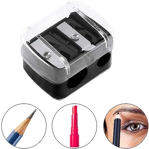 Eyeliner Sharpener Dual Pencil Sharpener Cosmetic Pencil Sharpener Lip Liner Sharpener Eyeliner Sharpener Eye Multi-Sized Eyebrow Pencil Sharpene