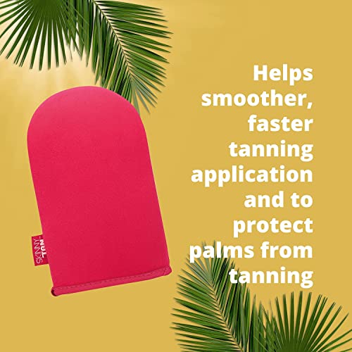 Skinny Tan Dual Use Double Sided Luxury Fake Tan Mitt Applicator | Reusable Self Tan Application Glove | Streak Free Self Tan | Super Soft & Wash