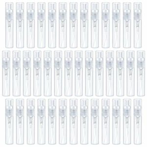 40 PCS Mini Spray Bottle Empty Perfume Atomiser Clear Perfume Bottle 3ml Refillable Portable Sample Spray Bottles For Liquid Perfume Makeup Tool