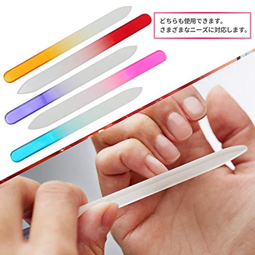 Glass Fingernail Files for Professional Manicure Nail Care - crystal file File for Women Perfect Choice from Nail Accessories 5 pieces