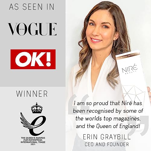 Niré Beauty Professional Makeup Brushes - 15-piece Award Winning Vegan Makeup Brush Set with Case, Blending Sponge, Brush Cleaner, Guide, Gift Bo