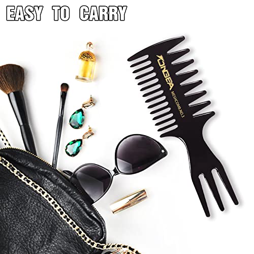 Styling Hair Comb Wide Tooth Comb Fantail Comb Hairdressing Comb Professional Barber Hairstylist Comb Accessories Shaping Wet Barber Double-sided