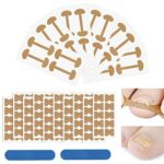 126 PCS Ingrown Toenail Treatment Tools Include Toenail Corrector Patch Ingrown Toenail Corrector Stickers Nail Files Breathable Comfortable Corr