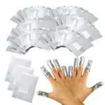 CSL 100 x Nail Art Soak Off Remover Gel Polish Acrylic Removal Foil Wraps