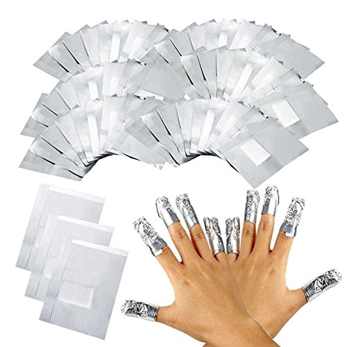 CSL 100 x Nail Art Soak Off Remover Gel Polish Acrylic Removal Foil Wraps