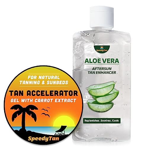 Premium Tan Accelerator Cream - For Sunbed Use & Natural Tanning - All Natural Tanning Accelerator With Carrot Tanning Oil - UK Based Brand