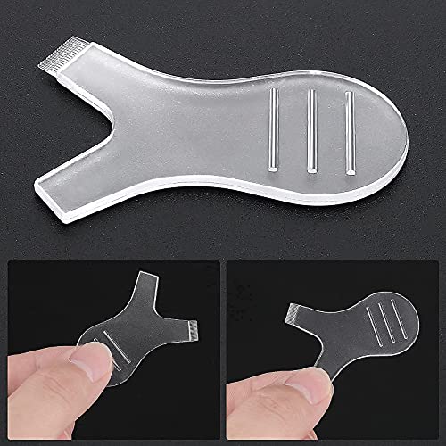 Molain Mini Y Shape Eyelash Brush 50 Pieces,Silicone Grafting Eyelash Lift Brush for Lash Perm Eyelash Extension Cleanup Supplies