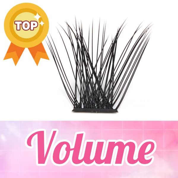 Lash Clusters, 72 Pcs Individual Cluster Lashes DIY Lash Extension 8-16mm Eyelash Clusters Volume Wispy Lashes Super Thin Band Reusable Soft & Co