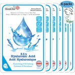 MEAROSA* Dermatologically tested, 8.5% Hyaluronic Acid, Niacinamide, Vitamin E Essence Facial Sheet Masks Sensitive skin Vegan Formula Hydrating