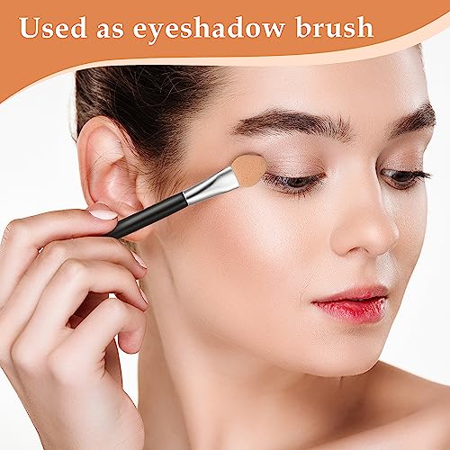 Eyeshadow Applicators, 30 Peces Eyeshadow Brush Sponge Brushes Makeup Applicator 7.5 cm/3 Inch Reusable Foam Tip Makeup Eye Shadow Applicator Bru
