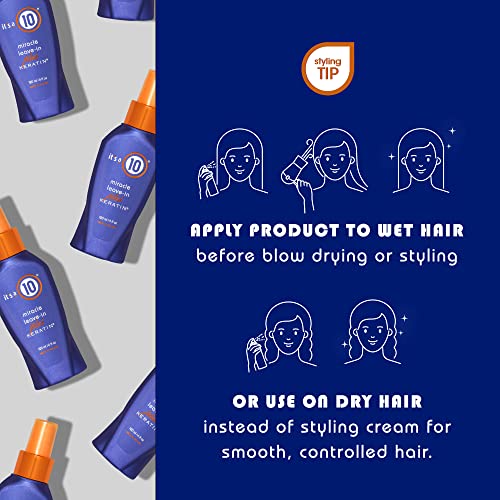 It's a 10 Haircare Miracle Leave-In Plus Keratin, 120 ml (120ml)