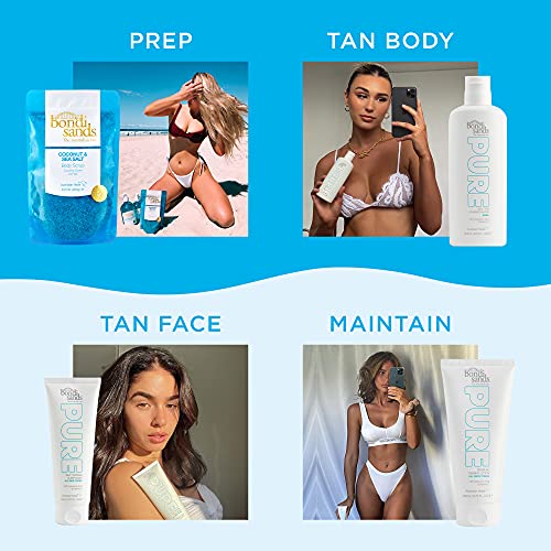 Bondi Sands PURE Self-Tanning Sleep Mask | Hydrating Formula Gives a Natural Glow Overnight, Enriched with Cocoa & Shea Butter, Hyaluronic Acid,