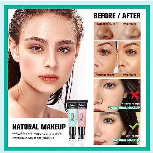 Power Grip Primer - Gel-Based Face Primer - Hydrating Makeup Primer for Face - Gripping Makeup Moisturizing Pores Minimizer - Smoothing, Natural,