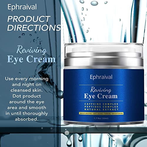 Men's Eye Cream | Anti-aging Caffeine Eye Cream for Men | Brightens, Reduces Puffiness, Dark Circles, and Fine Lines | Hydrating Daily Eye Treatm