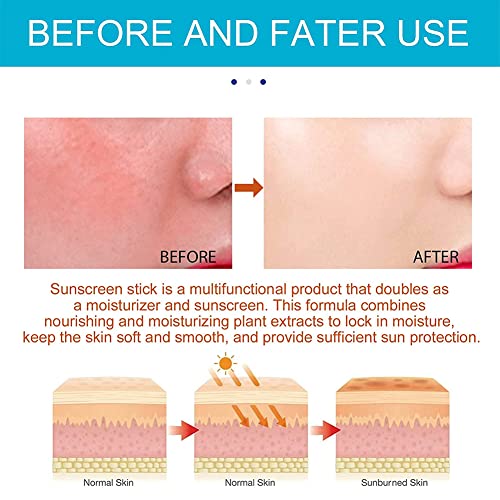 North Korean Matte Sunscreen Stick with Mugwort and Camellia Extracts for Long-Lasting Moisturizing Sun Protection-1PC