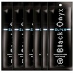 6 SACHETS OF POWER TAN SUPER BLACK ONYX TANNING LOTION