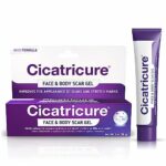 Cicatricure Face & Body Scar Gel, Reduces the Appearance of Old & New Scars, Stretch Marks, Surgery, Injuries, Burns and Acne, 1 Ounce (Packaging
