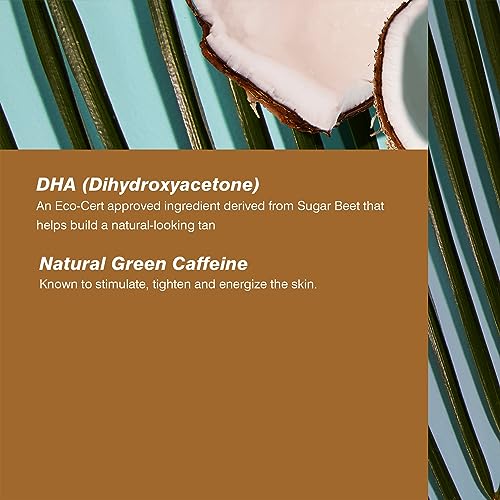 Coola Gradual Sunless Tan Firming Lotion, 70 Percent Organic Fake Tan, Made with Baobab Oil and Shea Butter, 177 ml