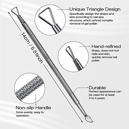 ATOMUS 10Pcs/Set Nail Art Soak Off Clip Cap Silicone UV Gel Polish Remover Wrap Nail Cuticle Pusher Manicure Cleaning Varnish Tool Reuseable