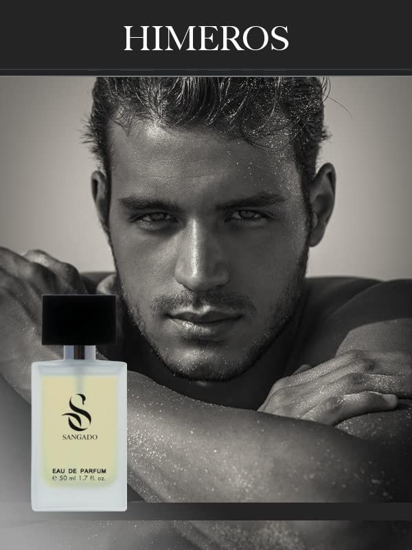 SANGADO The Man in Black Perfume for Men, 8-10 hours long-Lasting, Luxury smelling, Oriental Spicy, Fine French Essences, Extra-Concentrated (Eau