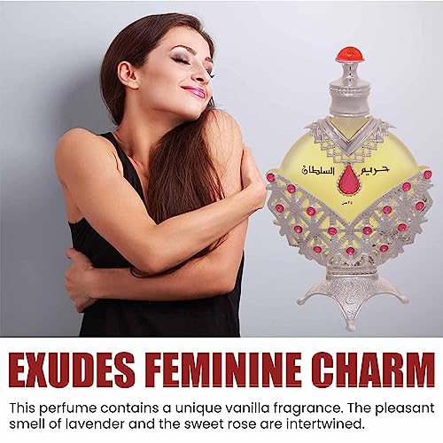 Hareem Als Sultan Gold, Concentrated Perfume Oil, Long Lasting Arabian Perfumes for Women, 12ml/35ml