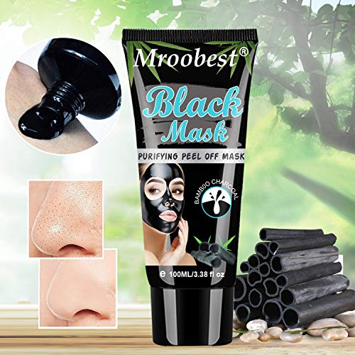 Blackhead Mask, Peel Off Mask, Blackhead Remover Mask, Face Mask with Activated Carbon, Purifying Black Face Mask, Deep Skin Clean Purifying Acne